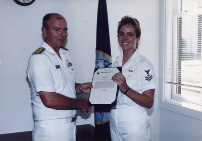 USN Veteran Jamie Fox Receiving Letter of Commendation