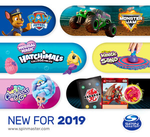 Spin Master Introduces Explosive Entertainment and Innovative Play with 2019 Product Portfolio