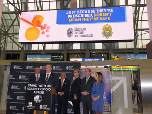 The Drug Enforcement Administration and the Chicago Crime Commission Launch a Provocative New Billboard Campaign with Clear Channel Outdoor in an Effort to Save Chicagoans from Opioid-Related Deaths &amp; Abuse