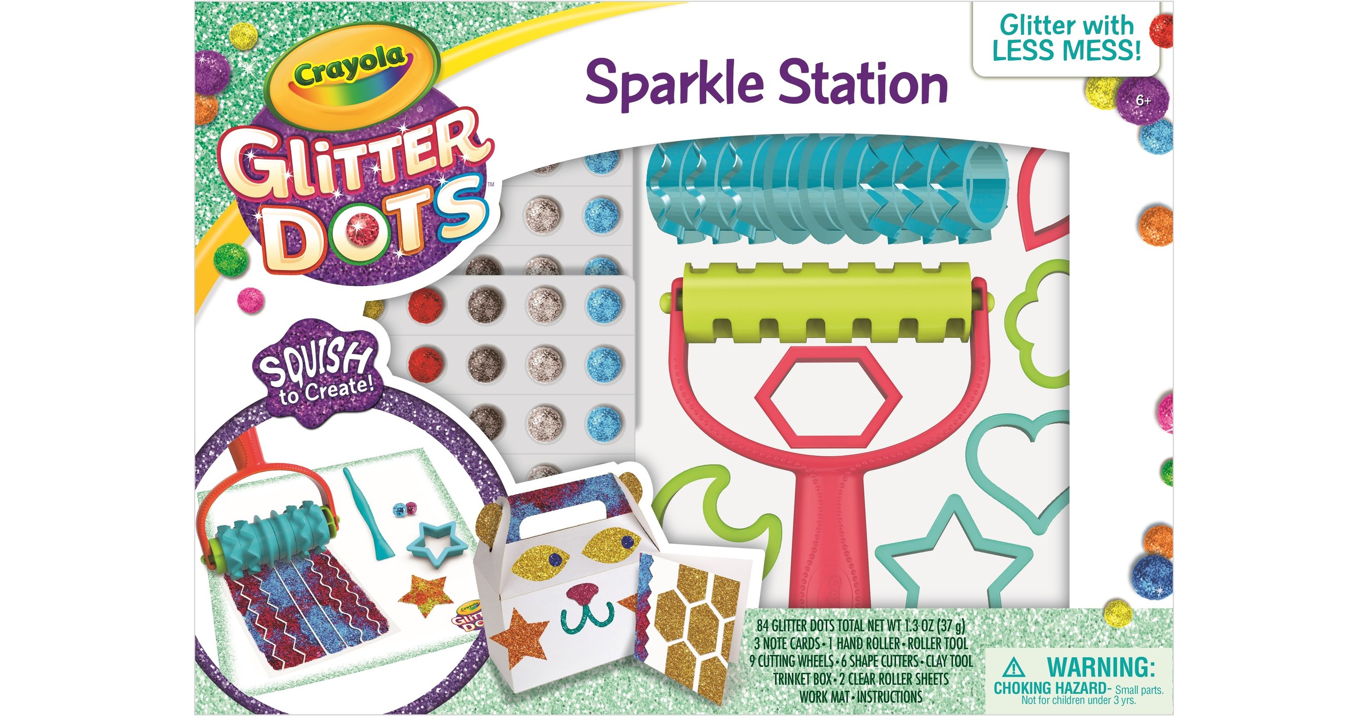 Crayola Glitter Dots Sticker Stencils - Custom Glitter Stickers