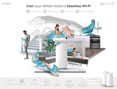 The Covr-2202 Tri-Band Whole Home Wi-Fi System