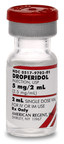 American Regent Re-introduces Droperidol Injection, USP; AP Rated and Therapeutically Equivalent to Inapsine®1*