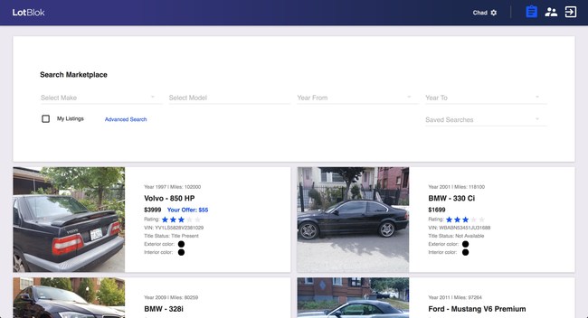 LotBlok's dealer marketplace is now available at https://app.lotblok.com