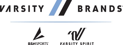 Varsity Brands family logo with Divisions BSN SPORTS and Varsity Spirit (PRNewsfoto/Varsity Brands)