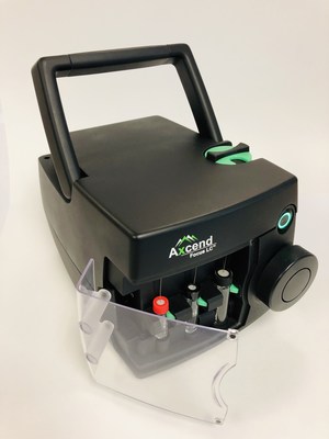 The Axcend Focus LC is Now Shipping - Axcend Corporation’s shoebox-sized, high-performance liquid chromatograph transforms HPLC science for analytical chemists worldwide. A 16-pound HPLC that measures 7.9x9.1x12.6-inches, the Axcend Focus LC utilizes a unique, easy-to-use compact cartridge system featuring 150 μm internal diameter (ID) fused silica capillary columns with single or dual on-column UV-absorption detectors. For more information, please email info@AxcendCorp.com.