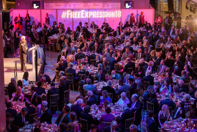 The third annual Free Expression Awards, held at the Newseum on April 17, 2018, recognized those who exhibit passion for and dedication to free expression. Honorees have taken personal or professional risks in sharing critical information with the public, have been censored or punished by authorities or other groups for their work, or have pushed boundaries in artistic and media expression.