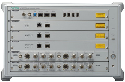 Anritsu MT8000A 5G Tester contributes to verify advanced technologies of MediaTek 5G modem.