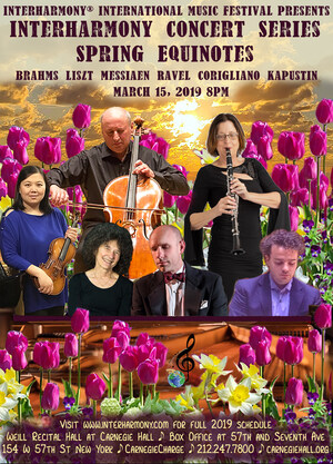 InterHarmony Presents Spring Equinotes Concert at Carnegie Hall on March 15 at 8PM