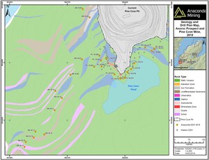 Anaconda Mining Intersects 6.45 g/t Gold over 5.0 Metres and 1.89 g/t Gold over 12.0 Metres at Point Rousse Project