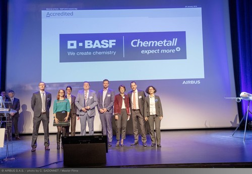 Chemetall® receives Airbus SQIP award for the fifth consecutive year.
photo credits: C. Sadonnet/ Airbus S.A.S.