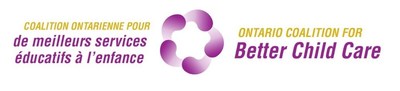 Logo : Ontario Coalition for Better Child Care (CNW Group/Canadian Union of Public Employees (CUPE))