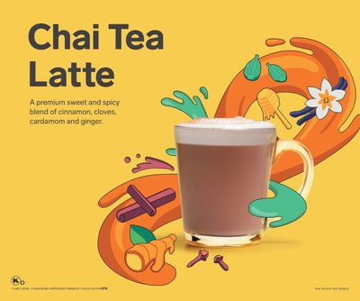 7-Eleven, Inc. is spicing up its hot beverage lineup with a rich, new tea-based Chai Tea Latte. Subtly flavored with a sweet and spicy blend of cardamom, cinnamon, ginger and cloves, the new hot beverage combines black tea, milk and sweetener to create the traditional warm beverage from India.