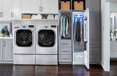 The premium LG Styler clothing care system brings functionality and elegance to the home with a refined, modern design and the ability to keep clothes looking their very best.