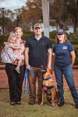 With assistance from American Humane, a national animal welfare organization, Military working dog (MWD) Rrobiek was reunited with his former handler, U.S. Army Staff Sgt Charles Ogin, IV of St. Cloud, Florida.