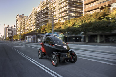 SEAT's new concept car Minimó - a vision of the future of urban mobility. Image credit: SEAT