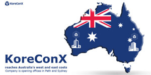 KoreConX Reaches Australia's West and East Coasts