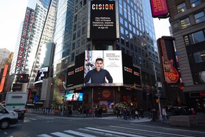 Empire Residence, empresa fundada por brasileiro nos EUA, ganha anúncio na Times Square, em Nova York.