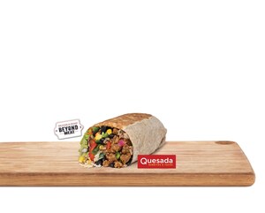 Quesada Burritos &amp; Tacos s'associe avec le leader de l'alimentation végétale, Beyond Meat®, dans le but de lancer le premier burrito Beyond Meat offert dans une chaîne nationale au Canada