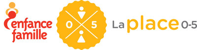 Logos : Cooprative Enfance Famille, La Place 0-5 (Groupe CNW/COOPERATIVE ENFANCE FAMILLE)