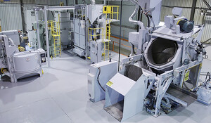 Drum Shot Blasting Machines at Sinto America's Test Center