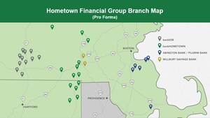 bankHometown and Millbury Savings Bank to merge creating a $1 billion community bank with 15 offices