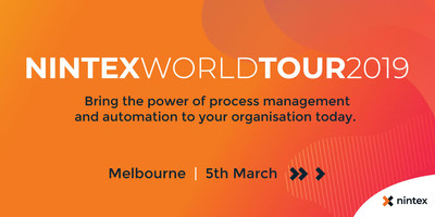 Nintex today announced the line-up for its forthcoming Nintex World Tour event, to be hosted in Melbourne on Tuesday, March 5, 2019. Demonstrating their approach to digital transformation Toyota, a world-class car manufacturer; Arab Bank Australia; and Naylor Love, a long-standing supplier of commercial construction services, will include specific process and workflow automation use cases, achieved with process management and automation solutions from Nintex.