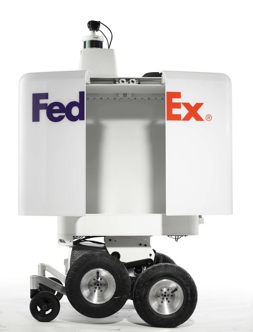 Pizza Hut and FedEx collaborate to test the future of pizza delivery with the FedEx SameDay Bot.