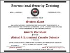 Medical &amp; Recreational Cannabis - Security Operations Course