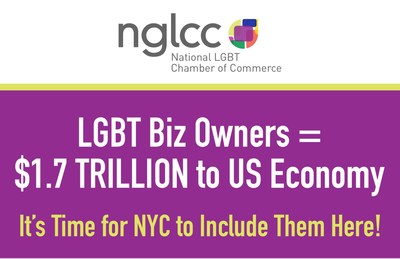 LGBT business owners add over $1.7 trillion to the US economy. It's time for NGLCC Certified LGBT Business Enterprises (LGBTBEs) to be included in the City of New York, as they are across Fortune 500 companies and an ever-growing number of cities and states across America.  Learn more at nglcc.org