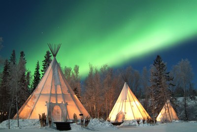 Aurora Village ViTeepee Experience by Aurora Village, Northwest Territories (CNW Group/Destination Canada)