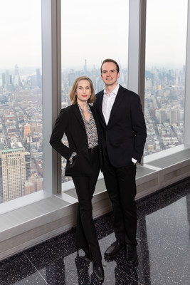Wendy Whelan and Jonathan Stafford at One World Observatory in New York City. Photo credit Christopher Lane-Getty Images