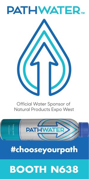 PATHWATER is the Official Water Sponsor of the Natural Products EXPO West 2019