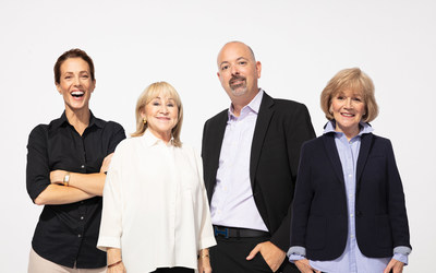 From left to right: Global Luxury specialists Victoria Kennedy, Gail Roberts, Ed Feijo and Margo Delaney, all affiliated with Coldwell Banker Residential Brokerage