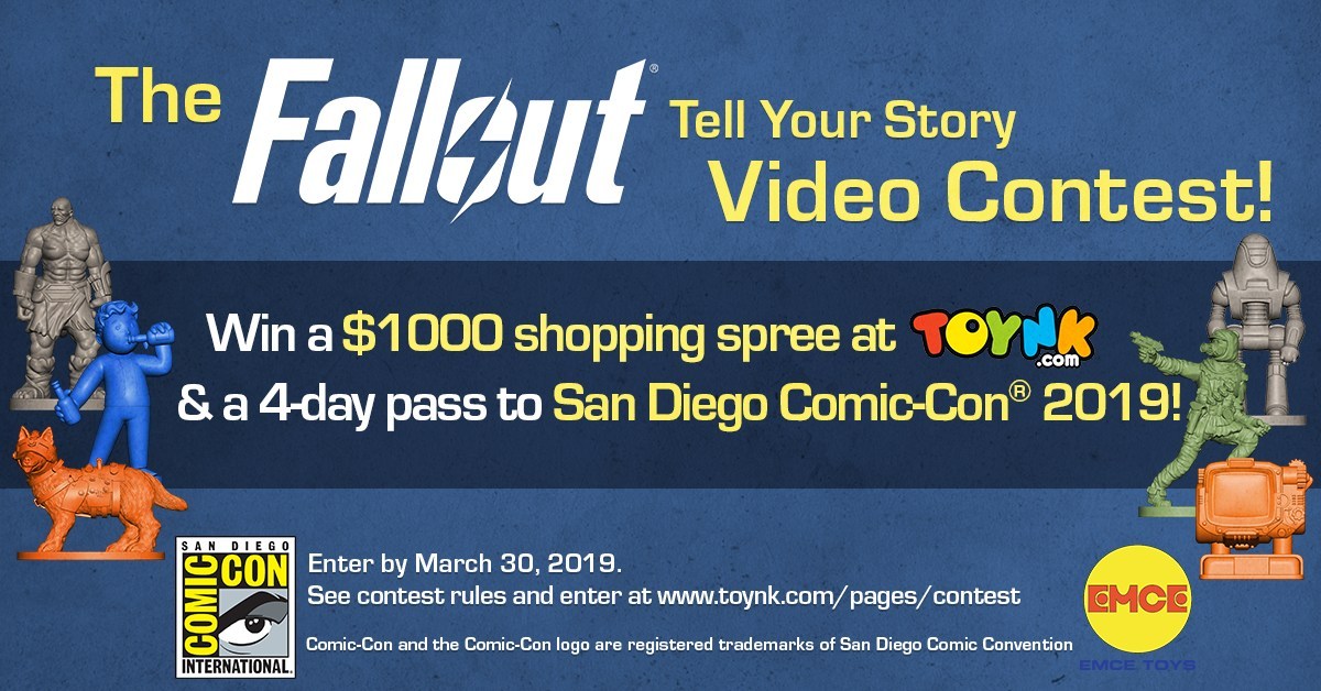 Toynk Toys Announces the Fallout 'Tell Your Story' Video Contest
