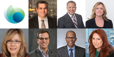 SomerCor, Chicago's leading SBA CDC, has appointed six new board members (pictured top left to right, then bottom left to right): Dean Avdalas, Byline Bank; Brian Burke, First Midwest Bank; Diane Gallion, Radius Bank; Margaret Griffin, Huntington Bank; Chris Rentner, Velocity Solutions; and William Towns, Benefit Chicago. SomerCor has also appointed a new Vice Chairman of the Board: Margy Sweeney, Akrete (bottom right).