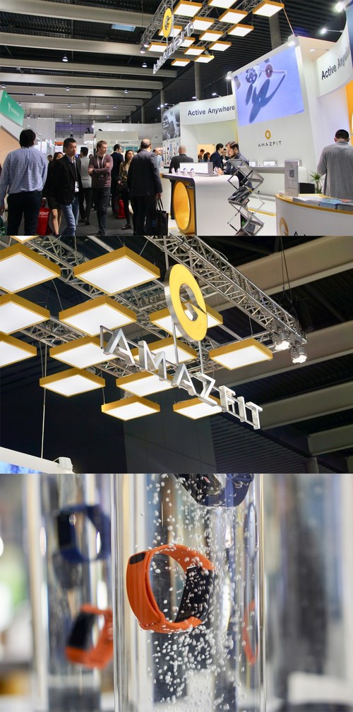 Amazfit's booth at MWC