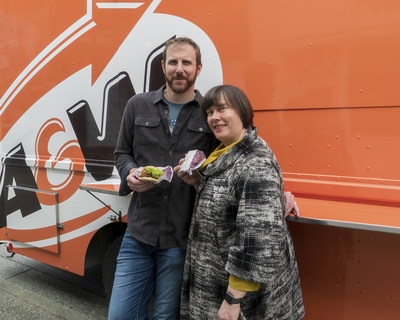 A&W CEO Susan Senecal and Beyond Meat Founder and CEO Ethan Brown. (CNW Group/A&W Food Services of Canada Inc.)