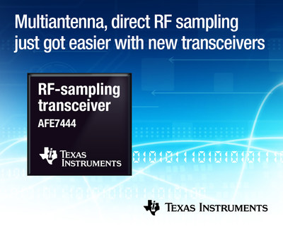 TI transceivers simplify design while delivering the industry’s widest frequency range and smallest footprint for defense, and test and measurement applications
