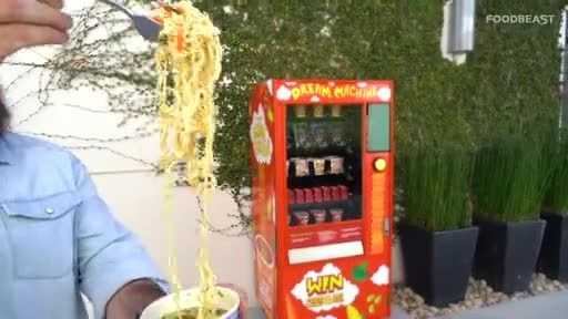 FREE NOODLES: New Nissin Cup Noodles® Vending Machines Use Instagram As Currency