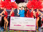 $1,000,000 - Mr. Luc Cecyre, from the Montreal South Shore, wins Vegas Nights' $1 million grand prize draw