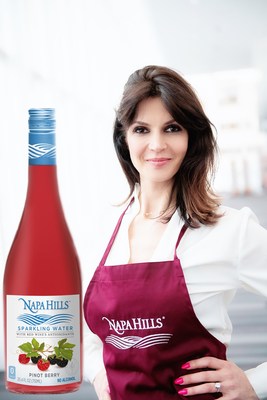 Napa Hills Founder Ellona Jarvis is launching the world’s first naturally flavored sparkling waters containing red wine’s powerful antioxidants, without alcohol, calories or sweeteners.