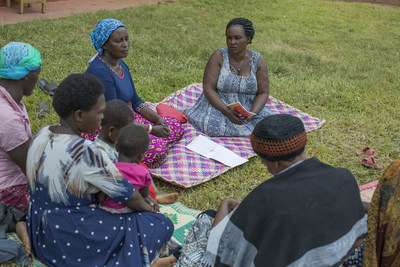 Anna-Mary Buzige (center) is mentoring women in her village as part of CARE’s She Feeds the World program. The PepsiCo Foundation’s $18.2 million investment in the program will support financial and agricultural trainings for women farmers around the world. Photo by Josh Estey/CARE