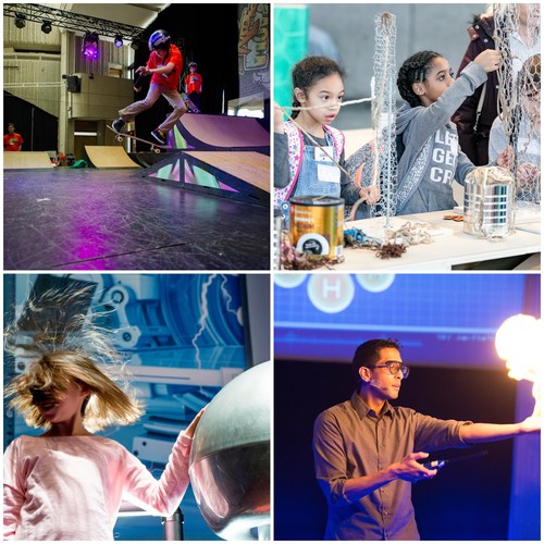 This March Break at the Ontario Science Centre, watch skateboarders rely on physics to carve, kickflip and ollie. Explore connections between art, science and technology. Wonder at the stars or the powers of energy—from static to solar. And celebrate 50 years of scientific discovery. (CNW Group/Ontario Science Centre)