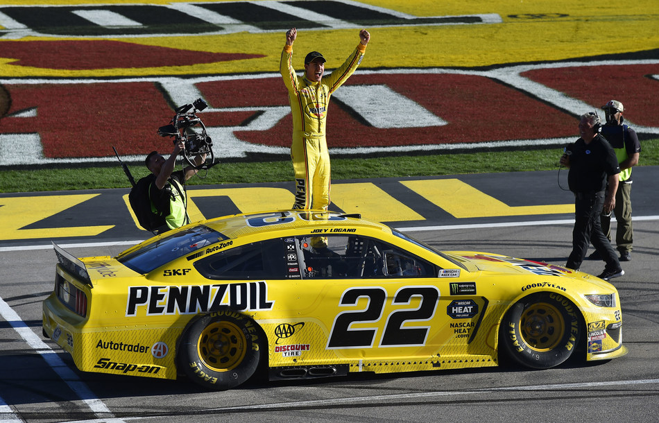 Logano Wins The Pennzoil 400 Presented By Jiffy Lube At Las Vegas Motor Speedway Powered By Pennzoil