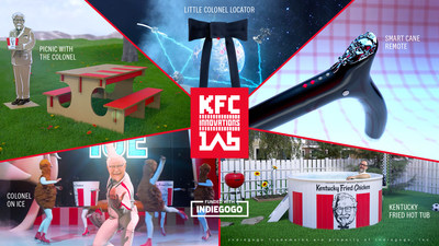 KFC launched KFC Innovations Lab via Indiegogo crowdfunding campaign to turn their craziest marketing ideas into a reality.