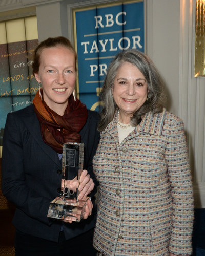2019 RBC Taylor Prize winner Kate Harris and Noreen Taylor. Photo Tom Sandler (CNW Group/RBC Taylor Prize)