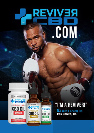 9x World Champion Boxer and HBO Host, Roy Jones Jr., Credits Reviver CBD Oil With Massive Gains at 50, Contemplates Competitive Boxing Return at 50