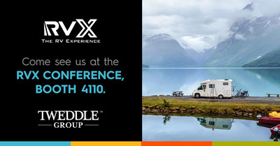 Tweddle Group will join other suppliers at the first-ever RVX trade show March 12-14 in Salt Lake City, UT.