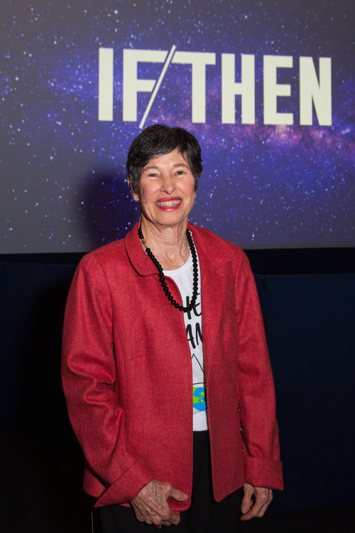 Lyda Hill at the launch of IF/THEN.