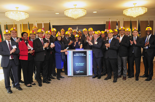 International Ministers of Mining Close the Market (CNW Group/TMX Group Limited)